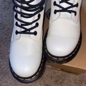 White doc martens (sold via curtsy)